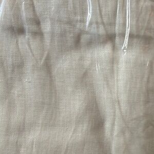 Pottery Barn sheer Belgian curtain drape ivory 50 x 84